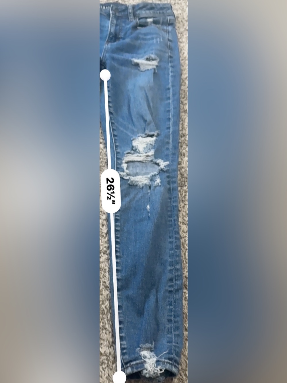 American Eagle Outfitters Distressed Super Stretch Skinny Jeans - Picture 5 of 8